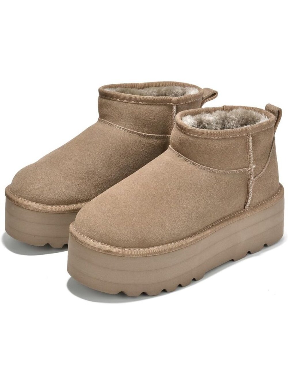 Stylish 100% Genuine Leather Ankle Boots for Women | Platform Heels, Chic